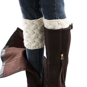 Crochet boot cuffs